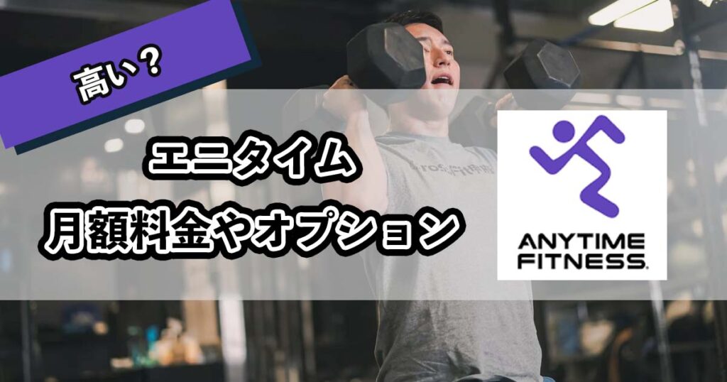 エニタイムの月額料金やオプションのアイキャッチ