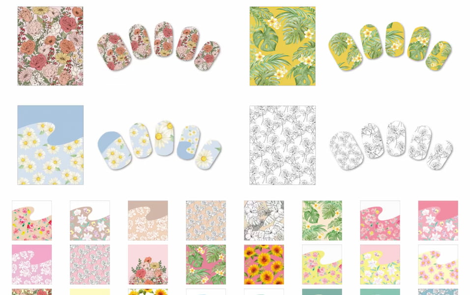 ネイルデザイン（シンプル・ナチュラル）