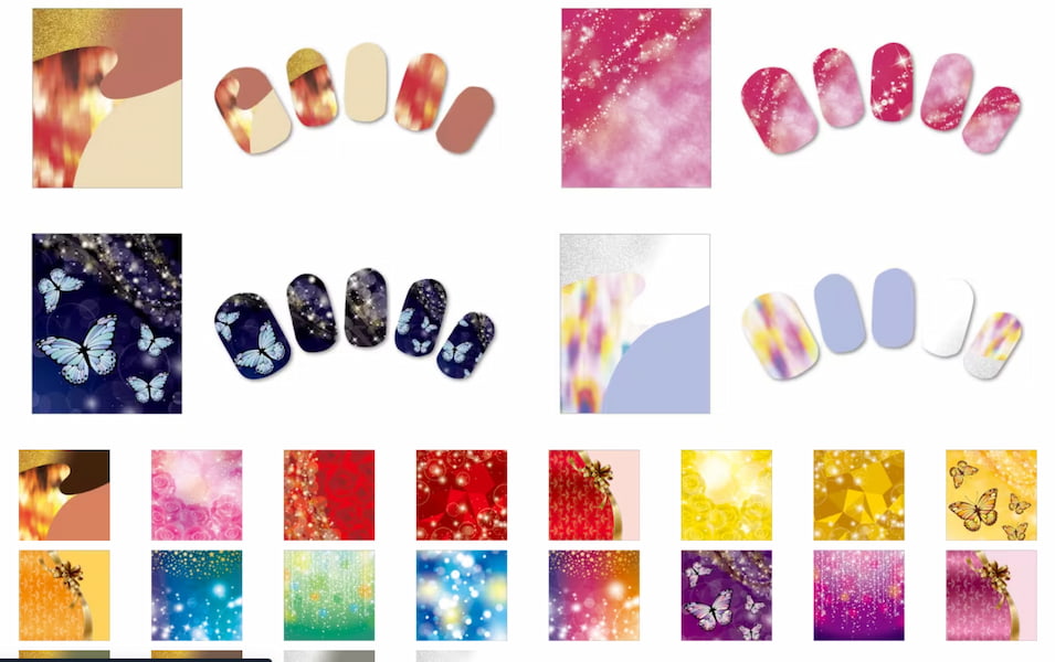 ネイルデザイン（豪華・ゴージャス）