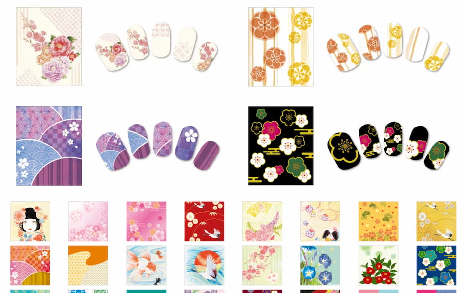 ネイルデザイン（和柄）