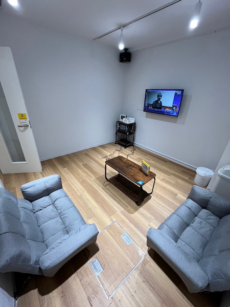 チョコザップのカラオケのルーム内