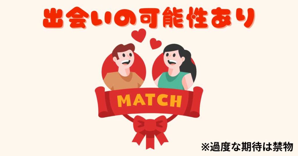 出会いの可能性あり