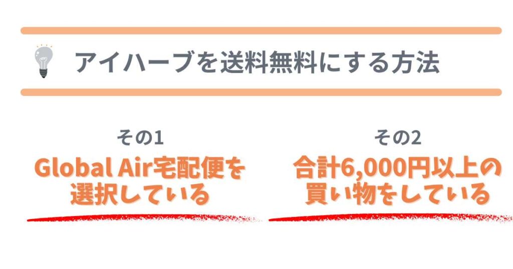 iHerb（アイハーブ）を送料無料にする方法